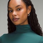 Lululemon Wundermost Ultra Soft Nulu Turtleneck Bodysuit Storm Teal XL NWT Photo 1