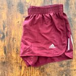 Adidas  Women's Burgundy Shorts Size Small 3inch Photo 4