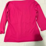 Vibrant Pink Long Sleeve V Photo 1