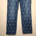 Lilly Pulitzer Vintage Jeans Womens Pink Embroidered Martini Glasses Party Sz 10 Photo 2