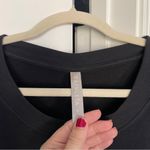 Athleta  black COASTER LUXE SWEATSHIRT thumbholes pullover top Photo 4