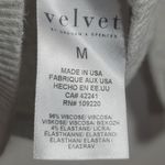 Velvet by Grahm & Spencer Gray Sweater Ribbed Medi Medium Photo 3