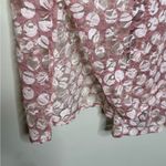 Maya Brooke Dusty Pink Lace Kimono Duster Bell Sleeves Open Front Size 16 Photo 3