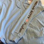 Hello Kitty  x Pusheen Full Zip Hoodie Women’s Large Baby Blue Sanrio Collab Photo 4