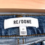 RE/DONE 90s High-Rise Ankle Crop Distressed Denim Jeans in Dusk Destroy 27 Photo 8