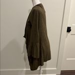 New With Tags Millibon Open Front Brushed Ribbed Knit Open Cardigan Sz M Green Size M Photo 2