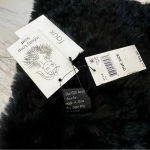 Surell Infinity Loop Scarf Faux Fur Stretch Black Photo 2