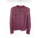 Isabel Marant Ilia Cut Out Alpaca and Mohair Blend Bordeaux Sweater Size 38 Photo 4