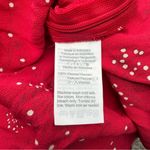 Madewell Daylight V-Neck Top in Windswept Floral Americana Cranberry Red 8 K5730 Photo 7