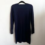 Lilly Pulitzer  Blue Embroidered Dress Preppy Minimalist Classic Small Photo 2