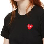 Comme des Garçons Black PLAY Tee Shirt Photo 0