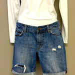 Label of Graded Goods L.O.G.G Blue Denim Distressed Shorts- Size 27 Photo 0