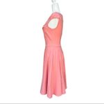 MUXXN Peach 50s Style Swing Fit Flare Cap Sleeve Dress Rockabilly Sz Small‎ Photo 1