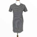 Everlane Tunic Dress XS Black White Striped Minimalist Workwear Chic Photo 1