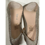 Womans Fabulicious Gold Rhinestone Sparkly Platform Heel Pumps Size 11 Photo 6