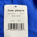 Free People  Intimately neon blue Strapped brami XS/S NWT Photo 4