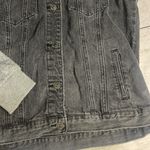 Forever 21 EUC denim and cotton jacket removable hood Photo 3