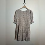 Natural Life  Blaire puff sleeve‎ mini dress Cream Ditsy Floral Photo 5