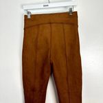 Spanx  Faux Suede Leggings in Rich Caramel Size Medium Photo 7