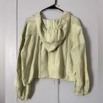 Free People  Light Green Hooded Jacket Photo 1