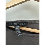Eileen Fisher  Gray T-Shirt Tunic Dress Size PL Stretch Casual Modest Pockets Photo 5