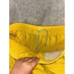 womens stio nylon shorts xl yellow pockets Drawstring Photo 7