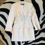 ZARA NWT beige pink corset mini dress Photo 9