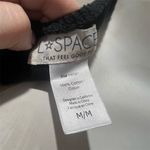 l*space L* Women's Black V-Neck Wrap Jumpsuit Size M Long Sleeve Relaxed Fit Photo 9