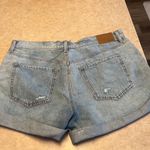 Aeropostale AERO mom shorts 3.5” non stretch light denim distressing NWT size 16 Photo 4
