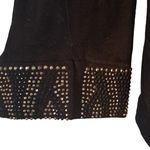 Quacker Factory New  Black Jean jacket studded Large Photo 1