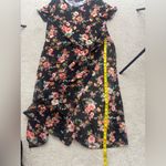 Sweet Rain Floral Black Top Photo 8