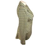 CAbi Kensington Proper Standout Medallion Blazer Jacket 3372 Mustard & Blue M Photo 3