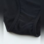 NEW Black One Piece Bathing Suit Swimsuit with Strappy Cutouts Size Small Photo 7