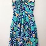 Modcloth Tropical Hawaiian Convertible Guests Welcome Summer Flowy Dress M new Photo 1