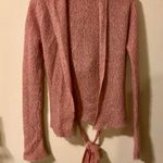 Free People hooded open front w/tie cardigan small Photo 1