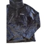 Columbia Black Faux Fleece Long Sleeve Zip Up Size Small Photo 2