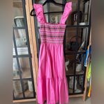 Tuckernuck Strut & Bolt smocked maxi dress tiered ruffles flutter embroidered stitching nap Photo 1