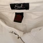 Earl Jeans White Denim Shorts Size 6 Photo 2