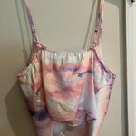 Forever 21 Cowl-neck, semi-cropped tie-dye tank top Photo 3