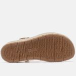 Abeo Solstice Buckle wedge sandal comfort cushioned gold metallic shoes size 7.5 Photo 5