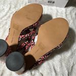 Rebecca Minkoff Size 9M Red Floral Amandine Strappy Sandals Heels Coastal Resort Photo 7