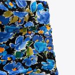 ZARA BLOGGER'S FAVE! Printed Co-Ord Blue Floral Mini Skirt Photo 7
