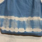 ZARA  Blue Tie Dye Crop Top Sz L Photo 3
