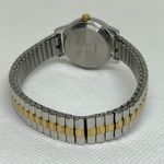 Timex  indiglo women’s watch gold silver tone 25mm round stretch band running Photo 3