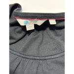 Boden Long Sleeve Sheath Mini Dress Cotton Accented Waist Pockets Knit Black 10 Black Photo 1