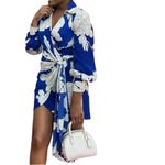 Luxxel  floral long-sleeve wrap dress,‎ Medium Photo 10