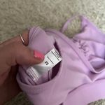 Light Purple Front Scrunch Sport Bra Size Medium Photo 2