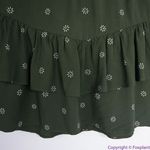 Madewell NEW  Pull-On Ruffle Tiered Mini‎ Skirt in Dot Daisies, XS Photo 4