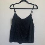 L'Agence NWT Jane Leopard Tank Top in Black Photo 1