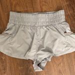 Free People Movement Free People Get Your Flirt Shorts Grey  Photo 3